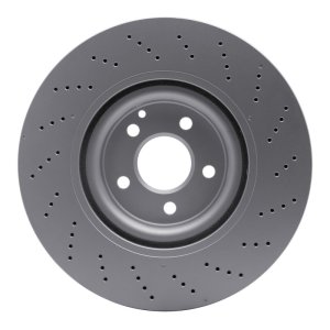 Mercedes-Benz CLS400 Brake Rotor (1) - Front - R1 Concepts - GEOSPEC Coated Rotor - Drilled - `15-`17